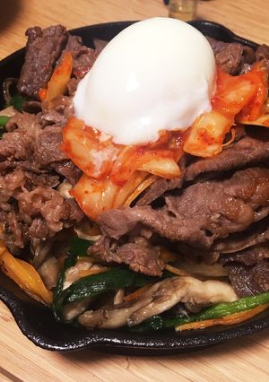 スキレットビビンバ-レシピのメイン写真