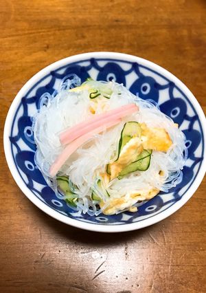 すし酢で簡単☆さっぱり味の春雨サラダ-レシピのメイン写真