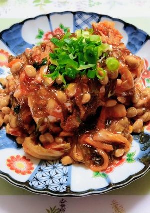 今夜の夕飯簡単痩せ飯キムチ豆腐たんぱく質-レシピのメイン写真