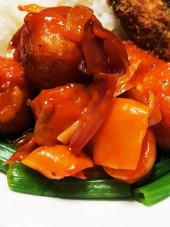 野菜ジュースde酢豚風-レシピのメイン写真