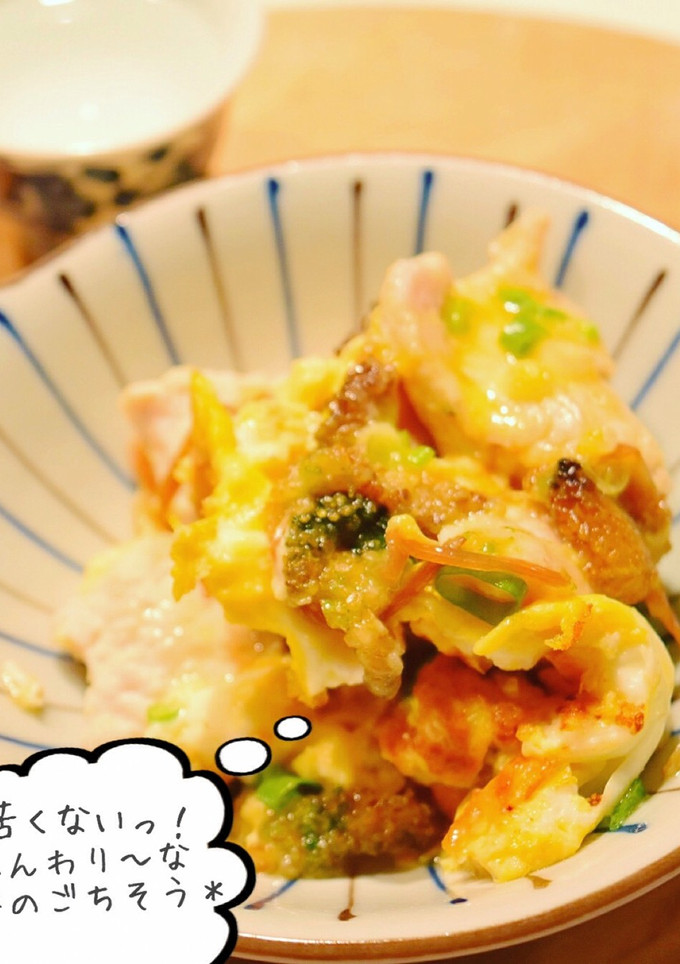 つくしと鶏ムネのごちそう卵とじ♪-レシピのメイン写真
