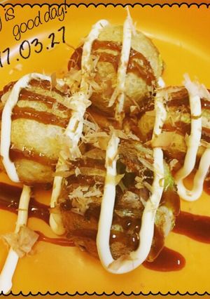 小麦 卵なし 中もち外カリ♪たこ焼き-レシピのメイン写真