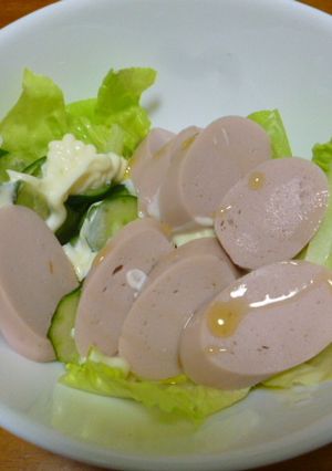 サラダのオリーブオイルがけ-レシピのメイン写真
