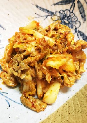コクうま☆簡単豚キムチ-レシピのメイン写真