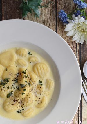 じゃがいもニョッキのチーズソース♪-レシピのメイン写真