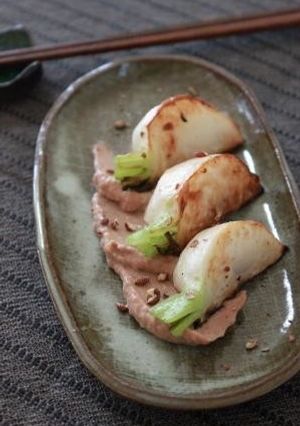 かぶのソテー くるみソース添え-レシピのメイン写真
