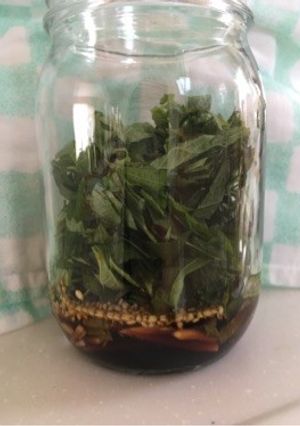 大葉にんにく醤油漬け(ごま油)-レシピのメイン写真