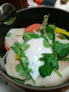 staubdeカラフル野菜の塩麹豚トロ丼-レシピのメイン写真