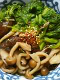 簡単！菜の花ときのこの和風煮＊白だしで♪