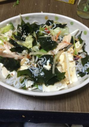豆腐の簡単サラダ-レシピのメイン写真