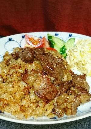 CAFE風♡ビーフwithライス-レシピのメイン写真