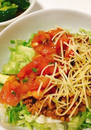 オリジナルサルサで簡単タコライス-レシピのメイン写真