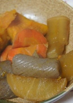 かぼちゃ、蒟蒻の炊いたん★おばんざい-レシピのメイン写真
