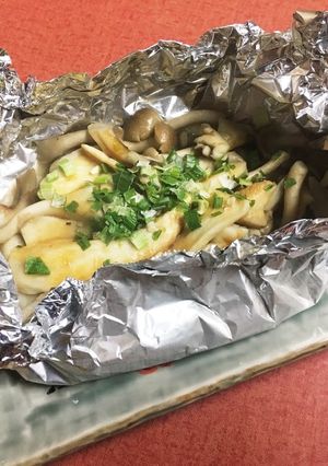 【簡単おつまみ】きのこのホイル焼き-レシピのメイン写真