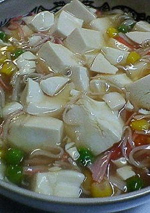 カニあんかけ豆腐-レシピのメイン写真