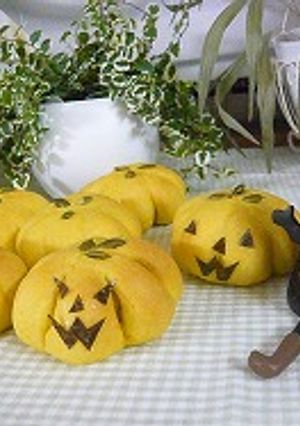 かぼちゃのハロウィンパン-レシピのメイン写真