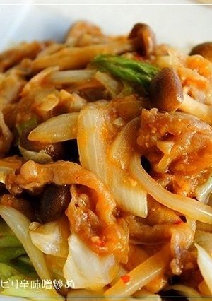 飯おかず！豚肉とキャベツのピリ辛味噌炒め-レシピのメイン写真