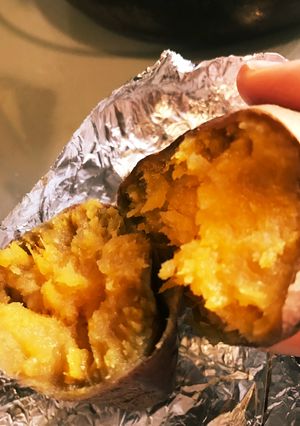 安納芋のねっとり焼き芋。包んで焼くだけ！-レシピのメイン写真