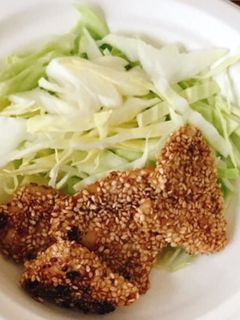 ササミのゴマ焼き-レシピのメイン写真