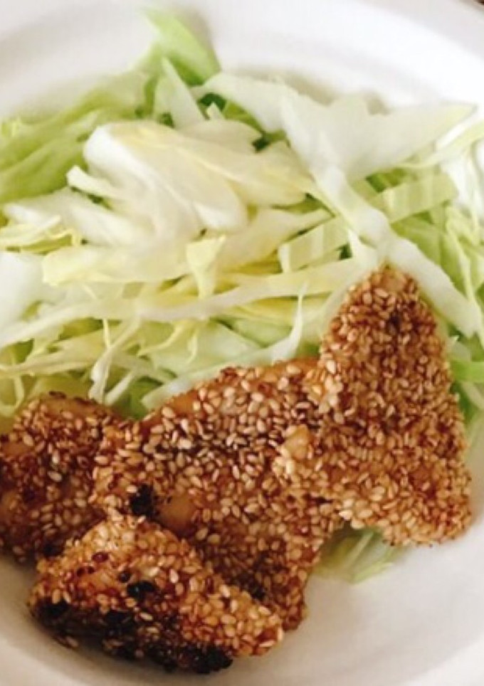 ササミのゴマ焼き-レシピのメイン写真