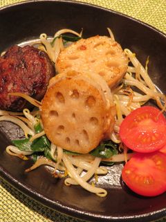 蓮根つくね挟み焼き-レシピのメイン写真