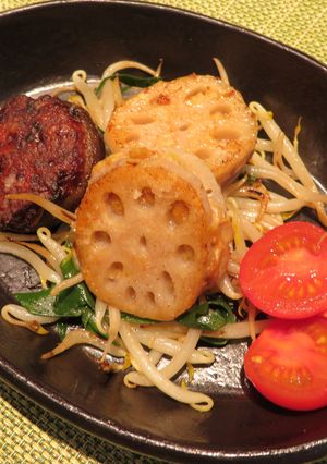 蓮根つくね挟み焼き-レシピのメイン写真