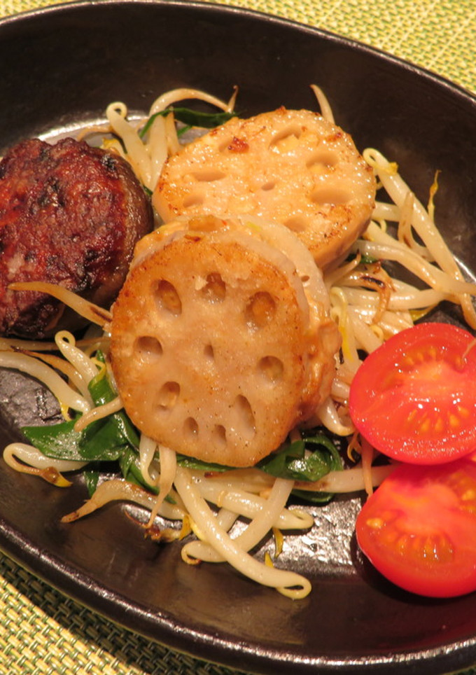 蓮根つくね挟み焼き-レシピのメイン写真