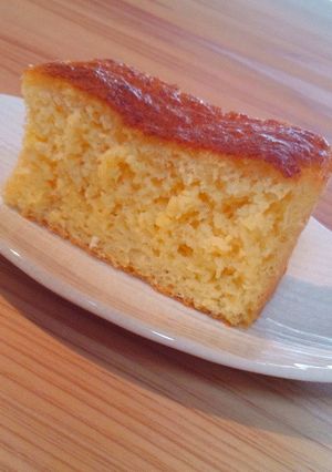 ノンオイルふわふわはちみつレモンケーキ-レシピのメイン写真