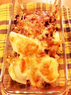 【簡単】ポテトとひき肉の和風グラタン♬-レシピのメイン写真