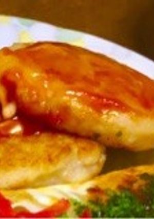 鶏胸肉とポテトの丸め焼き-レシピのメイン写真