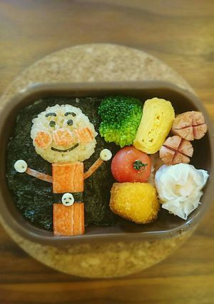 簡単キャラ弁♪アンパンマン♪ゆび人形風～-レシピのメイン写真