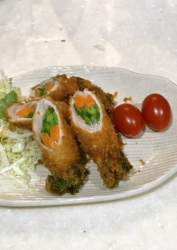 菜の花の巻き巻きカツ-レシピのメイン写真