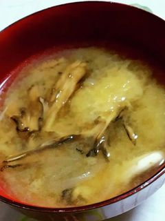 舞茸の味噌汁-レシピのメイン写真