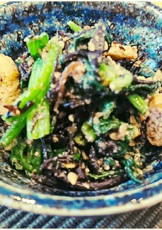 ほうれん草とひじきの胡麻和え☆-レシピのメイン写真