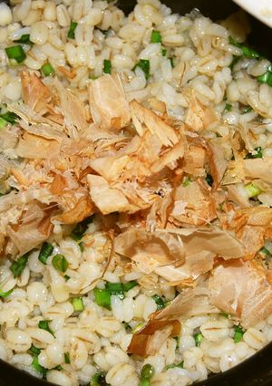 ニラの麦飯-レシピのメイン写真