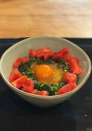ヘルシーで簡単！豆腐でカラフル納豆丼-レシピのメイン写真