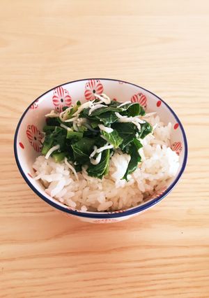 簡単！大根の葉っぱとしらすのごま油和え-レシピのメイン写真