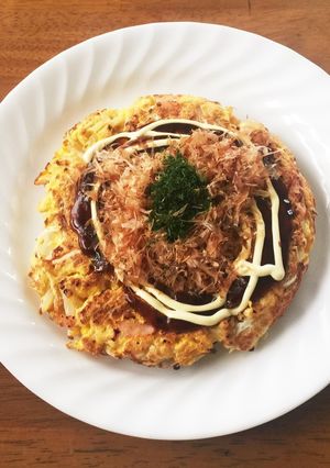もやしのヘルシーお好み焼き-レシピのメイン写真