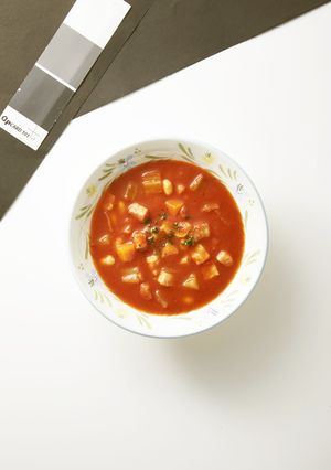 具だくさんトマトスープ-レシピのメイン写真