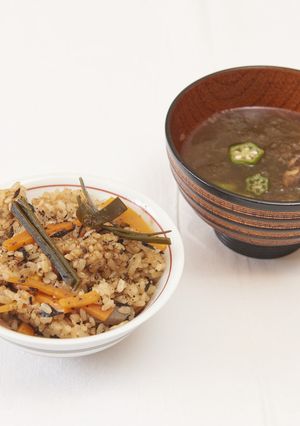 とろろこんぶとオクラのおすいもの-レシピのメイン写真