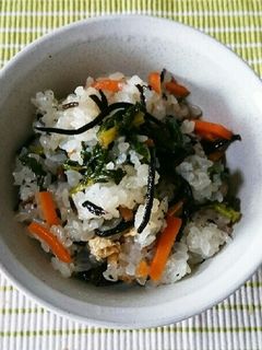 大根の葉とひじきの混ぜご飯-レシピのメイン写真