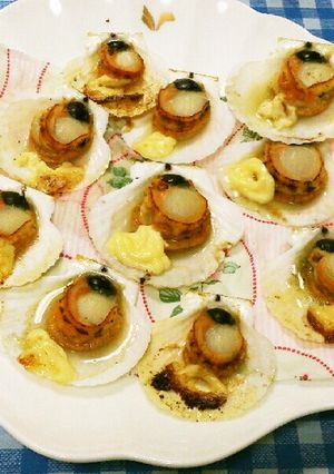 超簡単！ベビーホタテのマヨ焼き♪-レシピのメイン写真