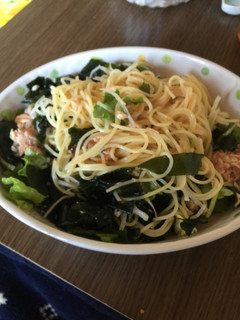 ワカメとシーチキンのパスタサラダ-レシピのメイン写真