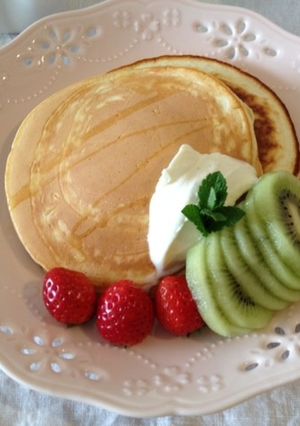 国産小麦粉HMでホットケーキ-レシピのメイン写真