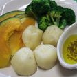 温野菜の柚子胡椒オイル添え