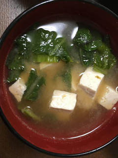 高菜のお味噌汁-レシピのメイン写真