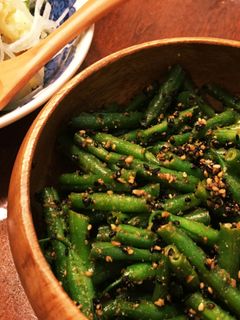 インゲンのW胡麻和え-レシピのメイン写真