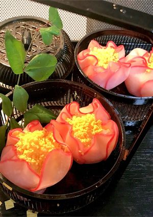 花手まり寿司 椿-レシピのメイン写真