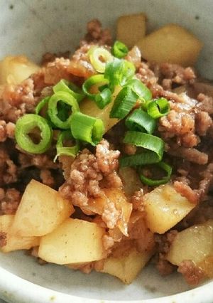 万能常備菜!じゃがいもと挽き肉のそぼろ煮-レシピのメイン写真