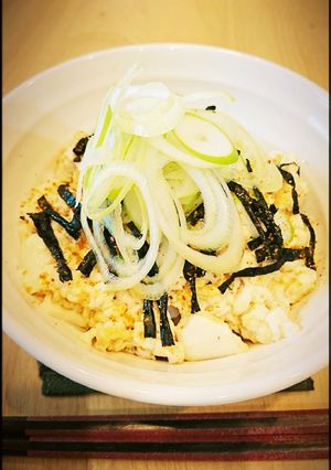 簡単☆時短★たまごと豆腐のプチ丼-レシピのメイン写真